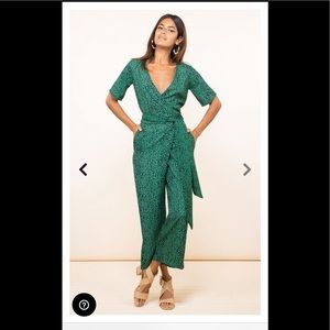 Dancing Leopard green leopard jumpsuit